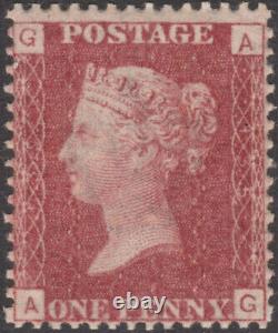 1864/79 SG43 1d ROSE RED PLATE 135 UNMOUNTED MINT MNH (AG) CAT £130.00 AS HINGED