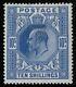 1912 Sg 319 10/- Blue Fine Lightly Mounted Mint Cat. £1,100.00