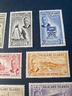1949 Falkland Islands #107-120, Mint Never Hinged, Cat. Value 200.00