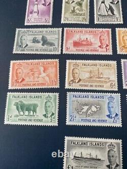 1949 Falkland Islands #107-120, Mint Never Hinged, Cat. Value 200.00
