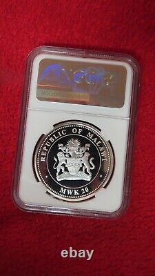 2010 Africa Malawi Zodiac Year of the Tiger Lucky Cat. 999 1 oz NGC PR69