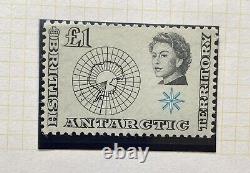 BRITISH ANTARCTIC TERRITORY QEII SG1-15a, 1963-69 set, VLH MINT. Cat £275
