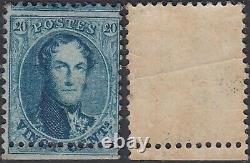Belgium 1863 Mint hinged stamp (MH). Bel Cat Nr. 15. Mi Nr. 12A. (DD) MV-4012