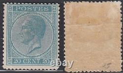 Belgium 1866-Mint hinged stamp (MH) Mi Nr. 15Aa. Bel. Cat Nr. 18. (EB431) MV-431