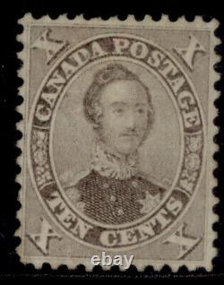 CANADA Colony of Canada QV SG36, 10c brown (to pale), M MINT. Cat £1400. CERT