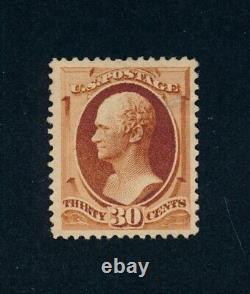 Drbobstamps US Scott #217 Mint Hinged XF Stamp, Small Thin Cat $300