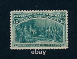 Drbobstamps US Scott #238 Mint Hinged VF-XF Stamp Cat $200