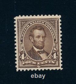 Drbobstamps US Scott #254 Mint Hinged XF-S Stamp Cat $200