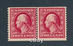 Drbobstamps US Scott #353 Mint Lightly Hinged Line Pair Stamps Cat $750