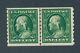 Drbobstamps Us Scott #392 Mint Hinged Vf Line Pair Stamps Cat $190