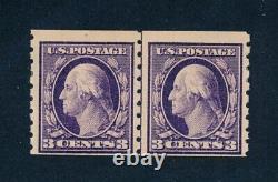 Drbobstamps US Scott #394 Mint Hinged Line Pair Stamps Cat $475
