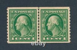 Drbobstamps US Scott #443 Mint Hinged XF+ Line Pair Stamps Cat $155