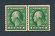Drbobstamps Us Scott #443 Mint Hinged Xf+ Line Pair Stamps Cat $155