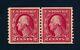 Drbobstamps Us Scott #444 Mint Hinged Xf Pair Stamps Cat $120