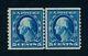 Drbobstamps Us Scott #447 Mint Hinged Line Pair Stamps Cat $240