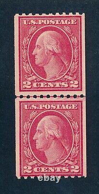 Drbobstamps US Scott #450 Mint Hinged Line Pair Stamps Cat $300