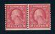 Drbobstamps Us Scott #454 Mint Hinged Xf Pair Stamps Cat $165