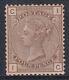 Gb Qv Sg160 4d Grey Brown Plate 18 Cat £450 -lightly Mounted Mint