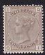 Gb Qv Sg160 4d Grey Brown Plate 18 Cat £450 Mounted Mint