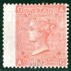 GB QV Stamp SG. 94 4d Vermilion Plate 14 (1873) Mint MM Cat £775 samwellsREDG6