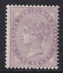 GB SG171, 1d PALE LILAC, 14 DOTS, MOUNTED MINT, CAT £225