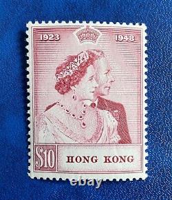 HONG KONG 1948 SILVER WEDDING SG171/2 MINT VERY LIGHT HINGE. CAT £275 set
