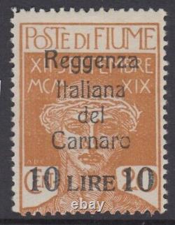 ITALY Fiume cat. 1300$ Sassone n. 146 MH