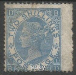 SG118 the scarce 1867 2/- dull blue (DB) mint cat £4500