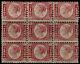 Sg48, ½d Rose-red Plate 4, M Mint. Cat £1350+. Block Of 9