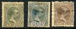 Spain (Philippines) 1892 5c violet-black SG 180 hinged mint (cat £1,100)