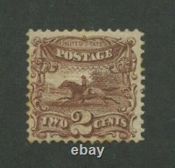 United States Postage Stamp #113 Mint Hinged OG F/VF Cat. Value $450.00
