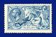 1915 Sg412 10s Bright Blue De La Rue N70(7) Charnières À Menthe Montées Cat £3750 Bbol
