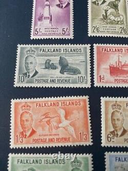 1949 Îles Falkland #107-120, Neuf sans charnière, Valeur catalogue 200.00
