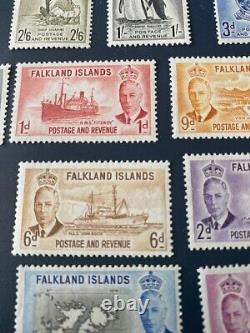 1949 Îles Falkland #107-120, Neuf sans charnière, Valeur catalogue 200.00