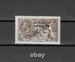 AGENCES DU MAROC/MONNAIE BRITANNIQUE 1914/31 SG 50b NEUF Valeur catalogue £200