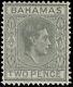 Bahamas Gvi Sg152a, 2d Ardoise Pâle, Neuf Avec Charnière. Cote £950. Court