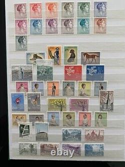 Collection de timbres du Luxembourg 1947-1968 avec plus de 370 timbres neufs MH, valeur catalogue de 2000+ £
