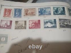 Collection de timbres du monde fantastique dans l'album international Scott 1943. Regardez de près.