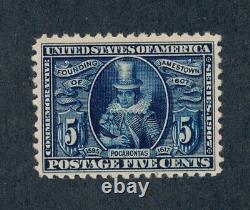 Drbobstamps É.-u. Scott #330 Timbre Hinged Xf Cat 125 $