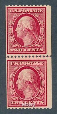 Drbobstamps US Scott #349 Paire de timbres à charnière neufs Ligne Cat $550