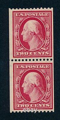 Drbobstamps US Scott #386 Paire de timbres neufs avec charnière Cat $275