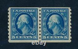 Drbobstamps US Scott #396 Paire de timbres neufs avec charnière Cat $180