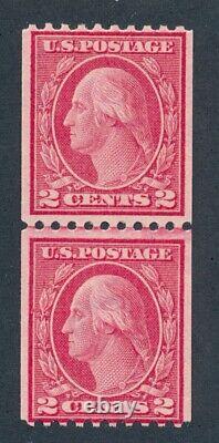 Drbobstamps US Scott #450 Paire de timbres à charnière neufs sans gomme Cat $240