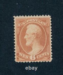 Drbobstamps Us Scott #208 Menthe Hinged Vf+ Timbre Chat 825 $