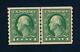 Drbobstamps Us Scott #412 Menthe Hinged Xf Line Pair Timbres Cat 120 $