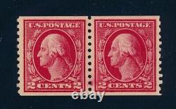 Drbobstamps Us Scott #444 Menthe Hinged Xf Pair Timbres Chat 120 $