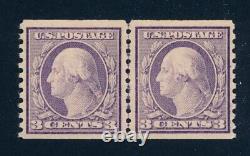 Drbobstamps Us Scott #493 Menthe Hinged Vf-xf Line Pair Timbres Cat 110 $