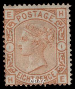 GB Qv Sg156, Scarce 8d Orange, Lh Mint. Chat 1850. C'est Lui.