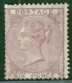GB Qv Timbre Sg. 70 6d Pale Lilac (1856) Menthe MM Cat 1 350 £- Rred8