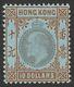 Hong Kong 1904 Kevii 10$ Avec Filigrane Mult Couronne. Sg 90, Cote 1900 £. Rare.